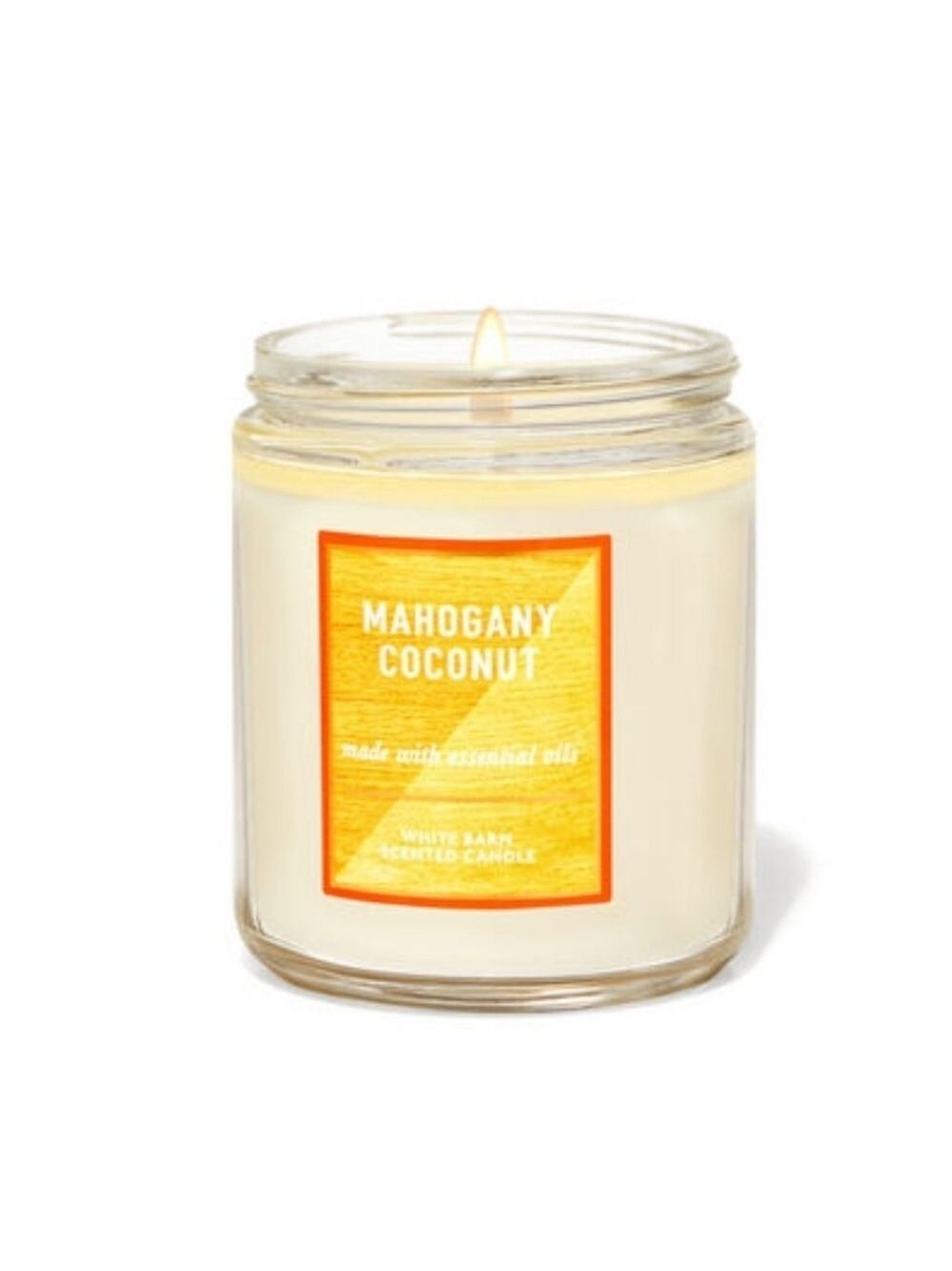 🥥 MAHOGANY COCONUT SINGLE WICK CANDLE